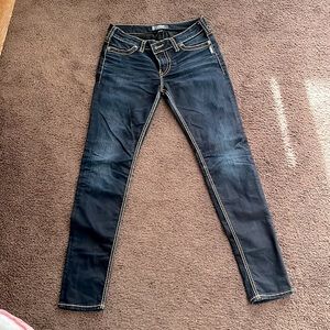 Silver Suki Jeans